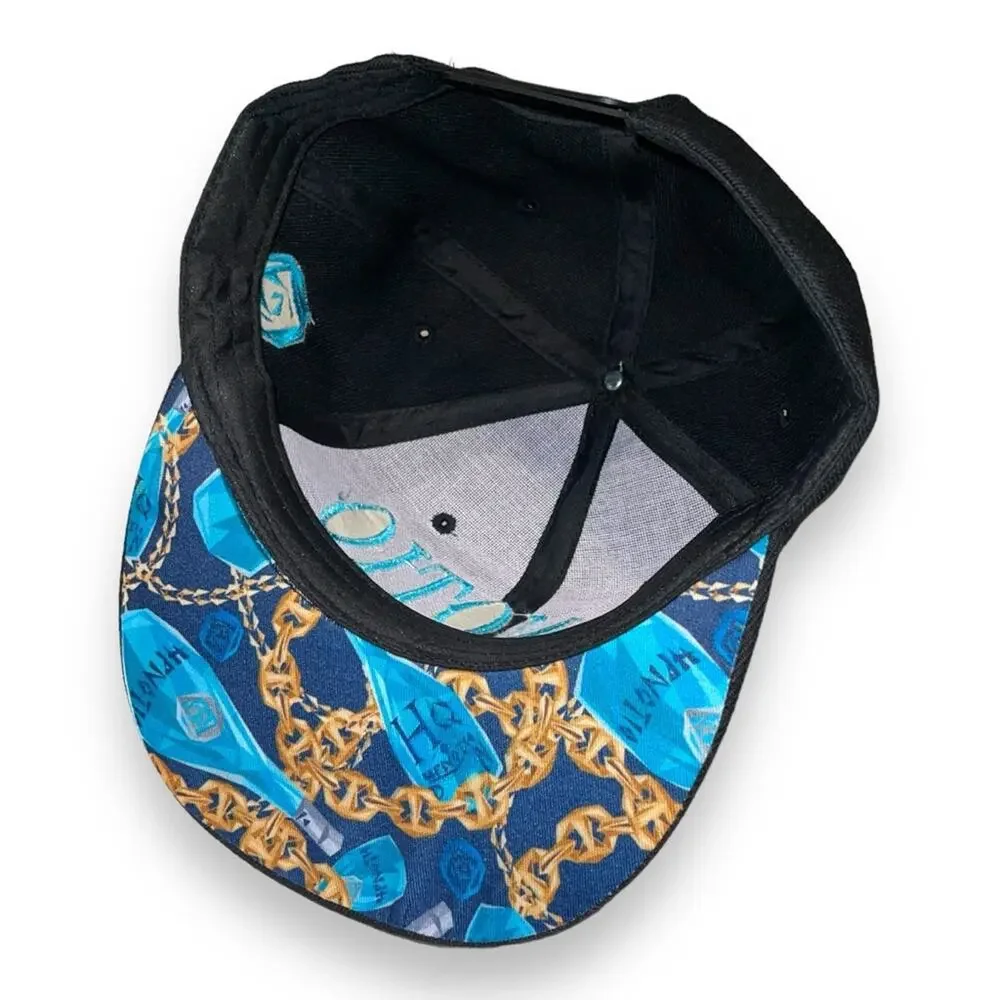 HPNOTIQ Adjustable Cap Hat Black Blue